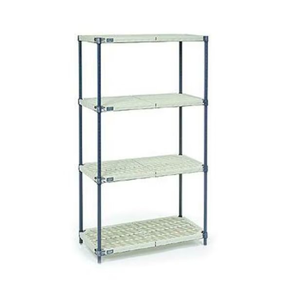 Nexelite Plastic Mat Starter Shelf Unit - 18 x 30 x 74 in., Nexel, Mfr#: PM18307N